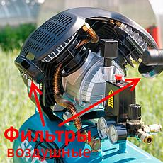 Компрессор Shtenli 50-2 pro (50 л. 2,2 кВт. 2 цилиндра), фото 3