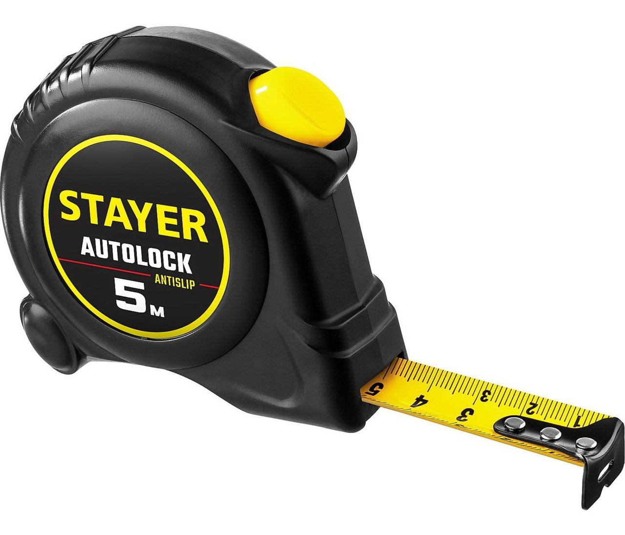 Рулетка с автостопом STAYER АutoLock 5м / 19мм, 2-34126-05-19_z02