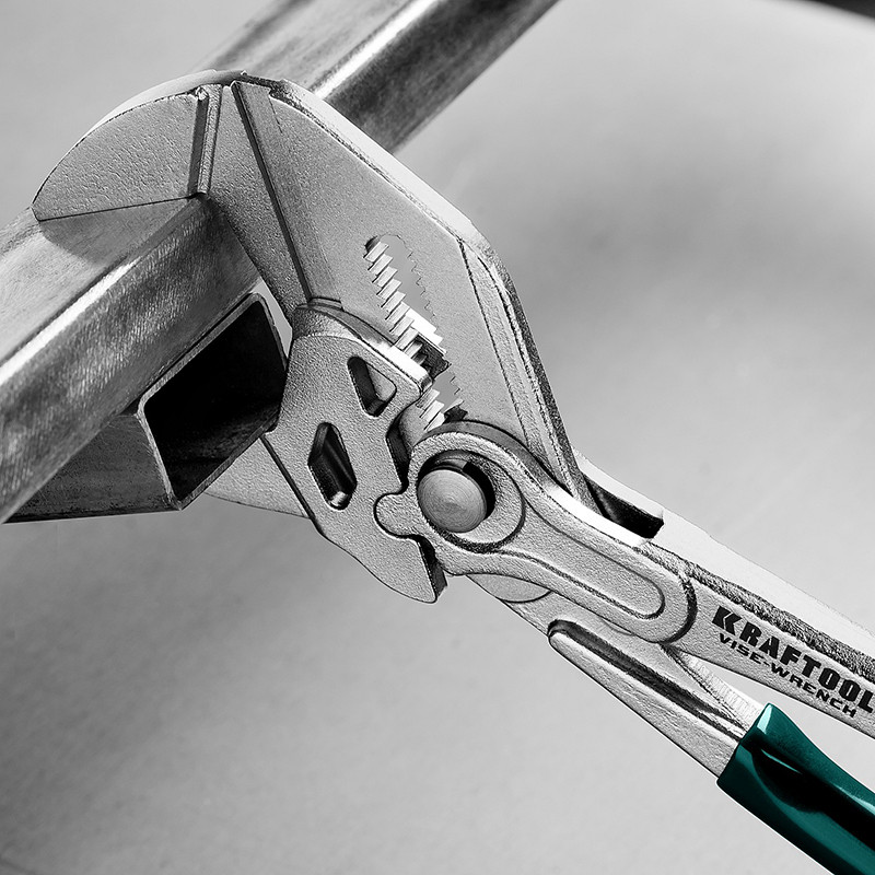 Клещи переставные-гаечный ключ KNIX (Vise-Wrench), 250 / 50 мм (2 "), KRAFTOOL - фото 4 - id-p142495009