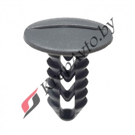 Клипса пластиковая ель 11,1мм (серая)