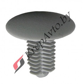 Клипса универсальная ель 11мм (серая)