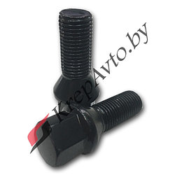Болт колесный M12х1,25х28 Черный