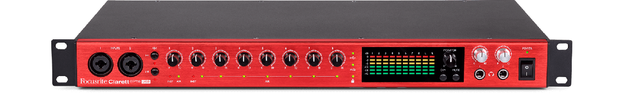 Аудио-интерфейс Focusrite Pro Clarett 8Pre USB