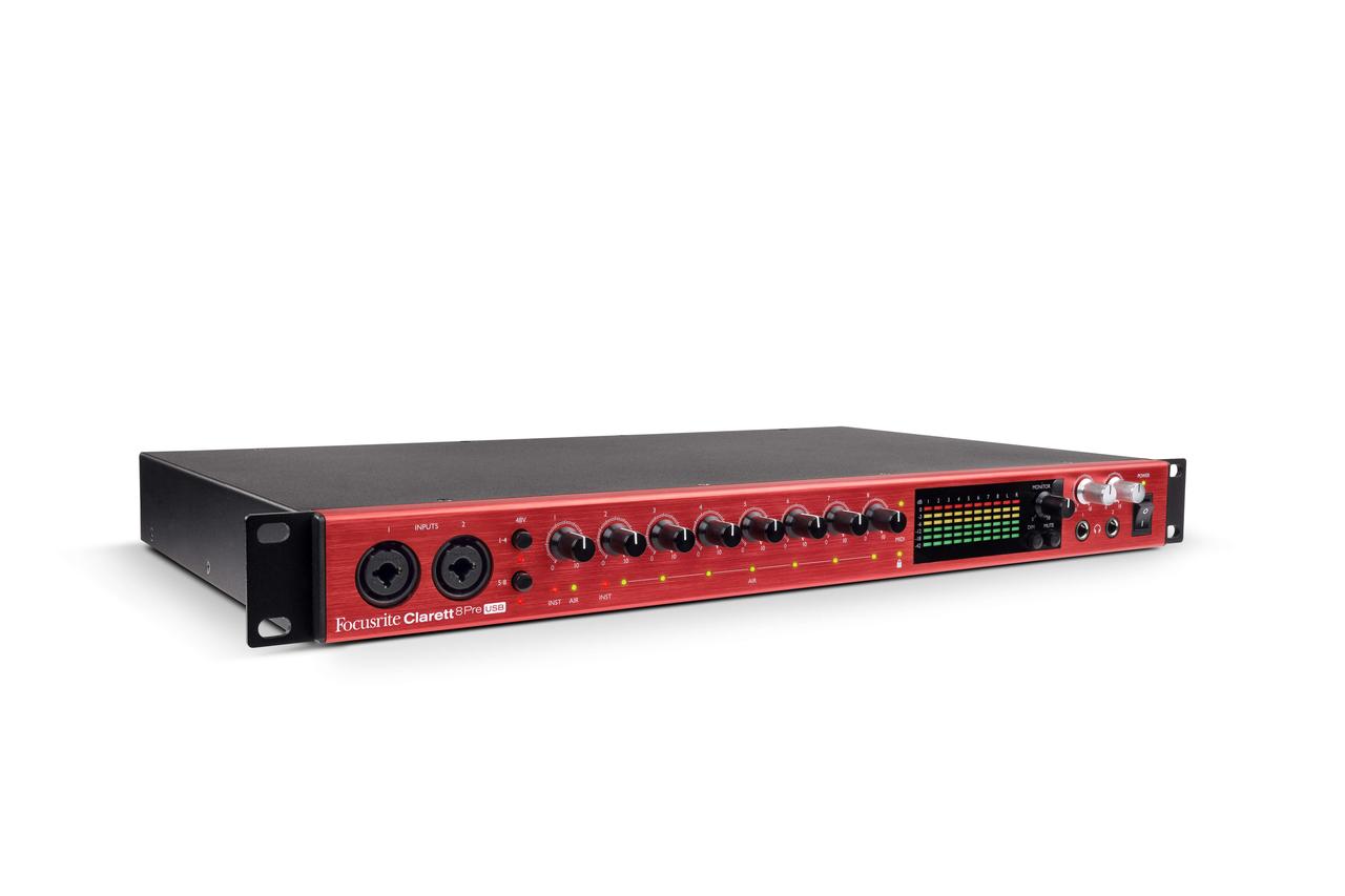 Аудио-интерфейс Focusrite Clarett+ 8Pre - фото 5 - id-p142497417