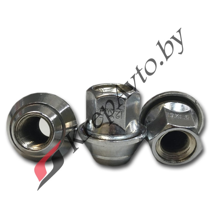 Гайка колесная Ford / Форд с вращающимся конусом открытая M12х1,5х30 ...