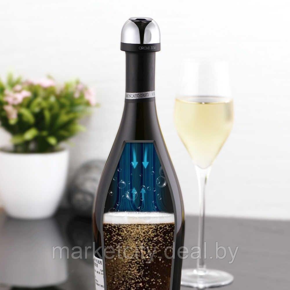 Вакуумная пробка для винных бутылок Circle Joy Champagne Stopper (CJ-JS02) - фото 1 - id-p142499047