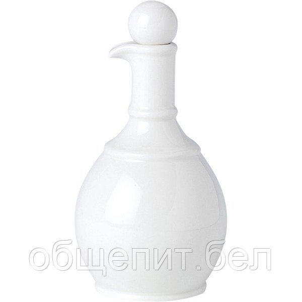 Бутылка для масла и уксуса с крышкой «Симплисити Вайт»; фарфор; 170 мл - фото 1 - id-p142520149