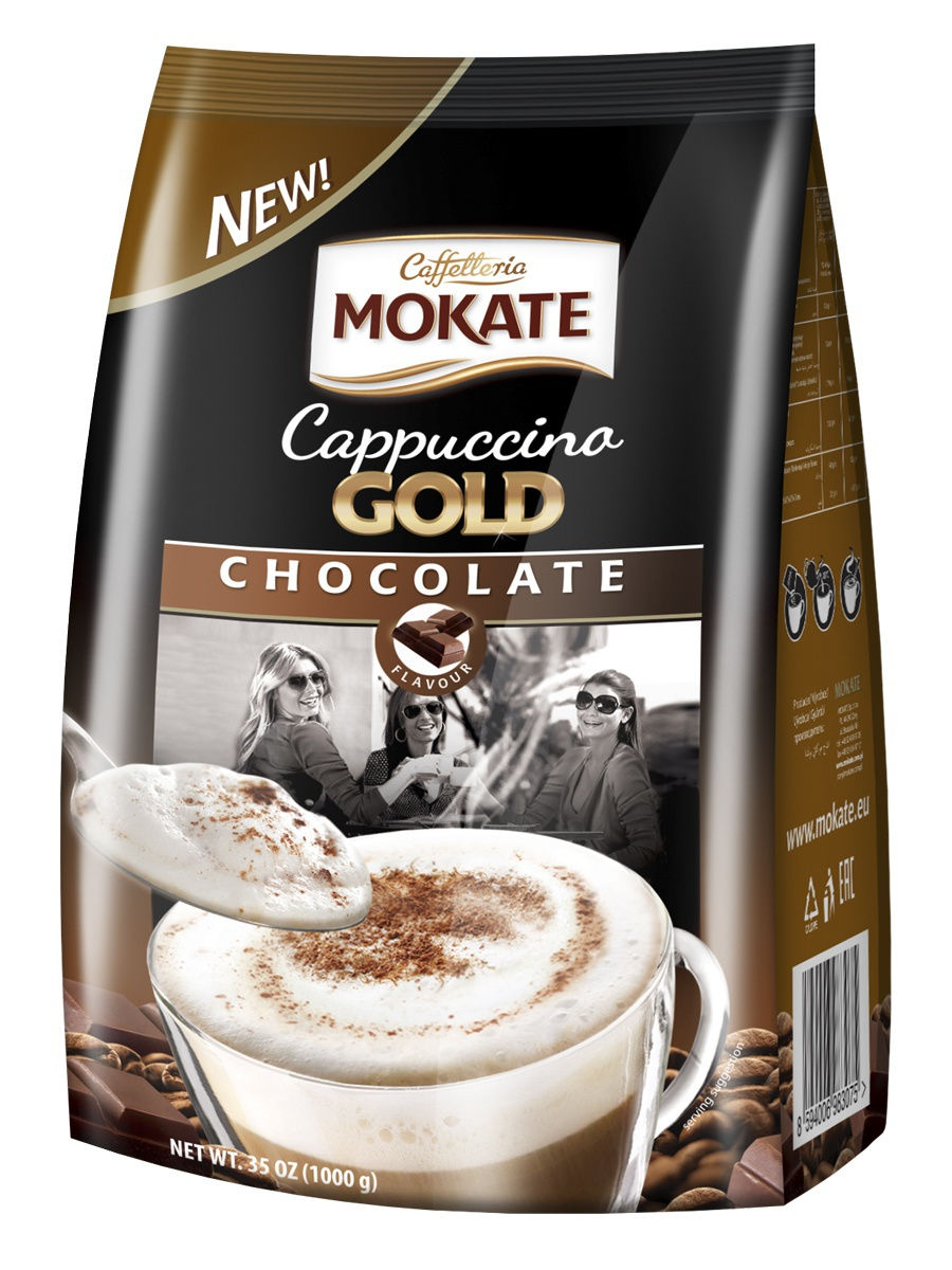 Кофейный напиток Mokate GOLD капучино шоколадный 1000 гр