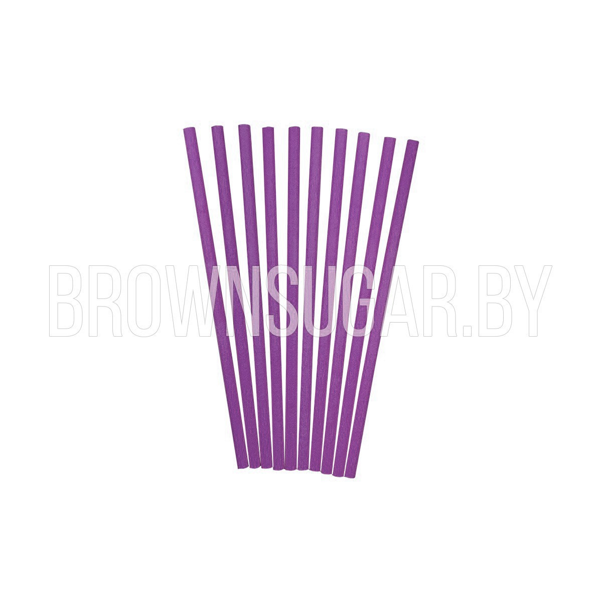Палочка для кейкпопсов, цвет фиолетовый (Китай, d 2 мм, длина 10см, 10 шт) - фото 1 - id-p128100401