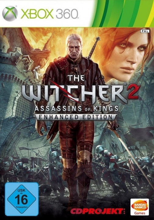 Игра Ведьмак 2: Убийцы королей для Xbox 360, 2 диска Русская версия