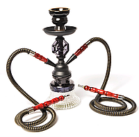 Кальян Hookah 30 см на две трубки (черн.мет)