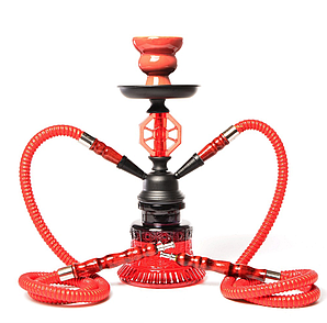 Кальян Hookah 30 см на две трубки (черн.мет)