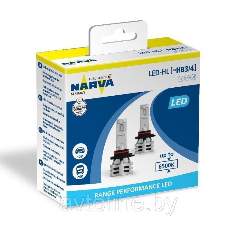 Лампа светодиодная HB3/HB4 Narva Range Performance LED 18038