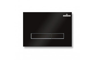 Стеклянная клавиша смыва Lavinia Boho RelFix 3805003B (цвет черный)