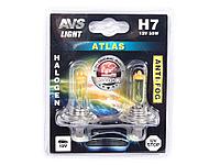 Галогенная лампа AVS ATLAS ANTI-FOG/желтый H7,12V.55W.2шт.