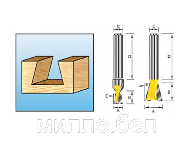 Фреза лас/хв14,28х12,7х8х32х2Т (MAKITA)