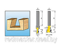 Фреза ласточкин хвост 14,28х12,7х8х32х2Т, MAKITA D-10908