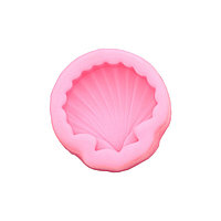 Молд силиконовый Ракушка (Китай, розовый, 60 х60х25 мм)