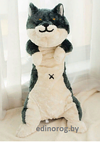 Игрушка подушка собачка Акито Ину 80 см + брелок в подарок