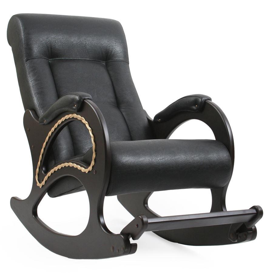 Кресло-качалка Комфорт (мод.44/Дунди-108/Венге) Коричневый