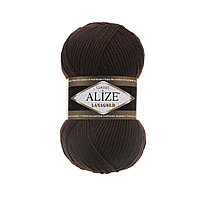 Пряжа Alize Lanagold 240 м. цвет 26 коричневый