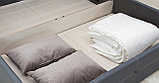 Кровать СИНДИ 160 Марика 485 (серый), фото 9