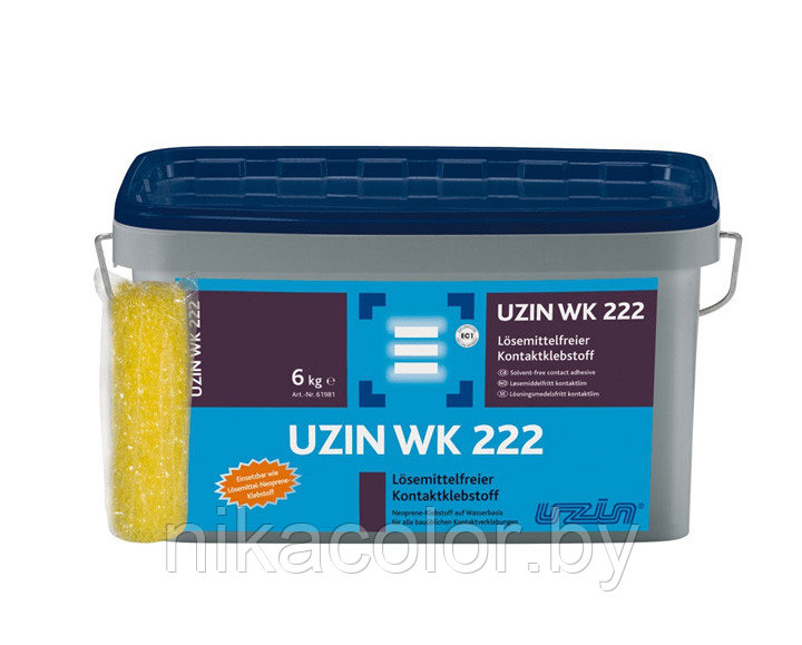 UZIN WK 222 Универсальный клей на водной основе 6кг - фото 1 - id-p142587010