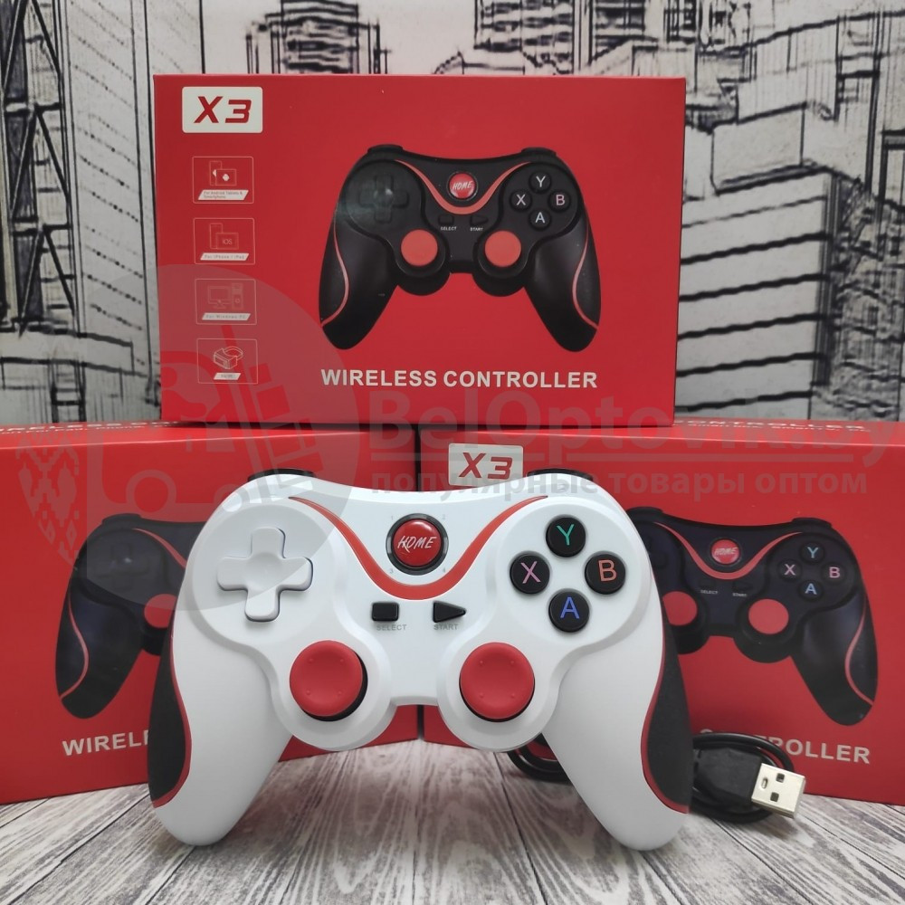 Беспроводной геймпад джойстик для телефона X3 Wireless Controller (iOS Android Tablet Windows PC TV Box) - фото 4 - id-p142589688