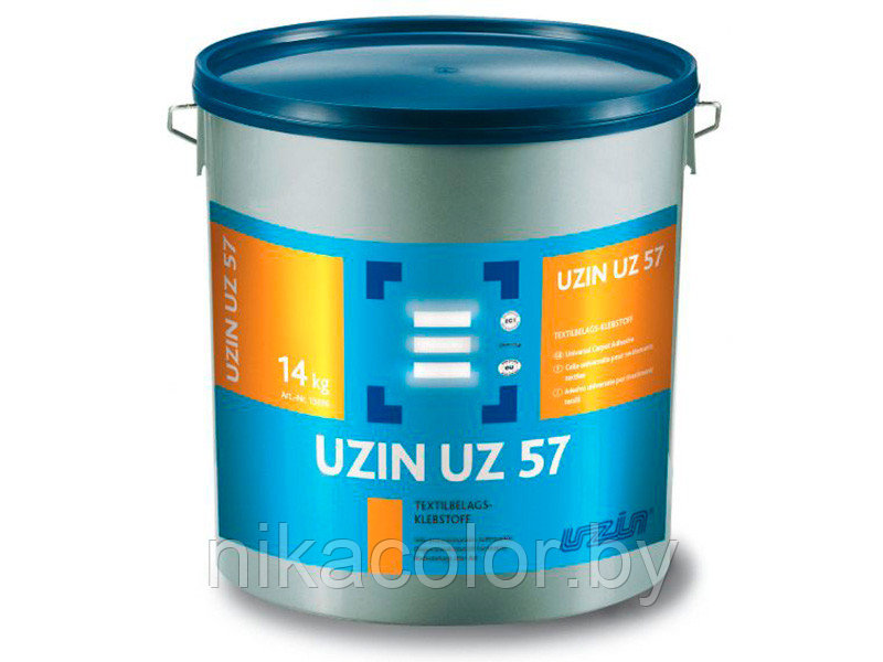 Uzin UZ 57 World клей для текстильных покрытий 14кг - фото 1 - id-p142591029