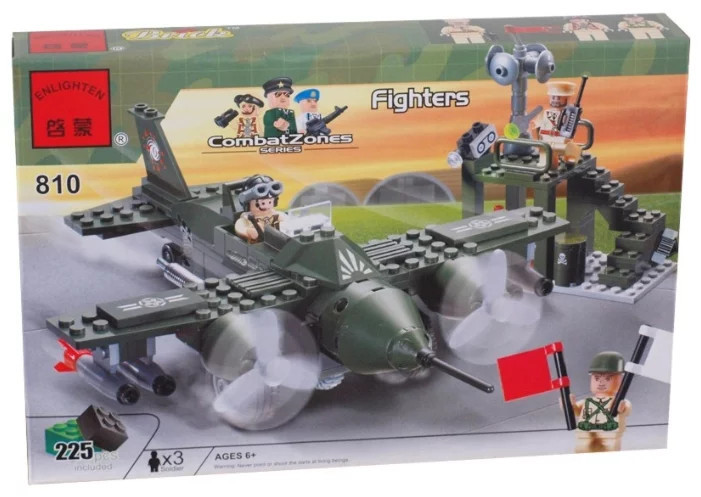 Конструктор Enlighten 810 Военный самолет