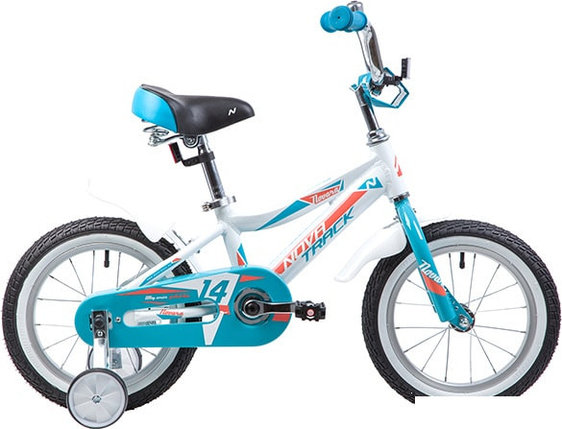 Детский велосипед Novatrack Novara 14 (белый/голубой, 2019), фото 2
