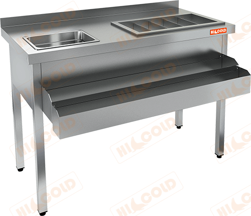 Барная станция открытая HICOLD НКС-10/7БК