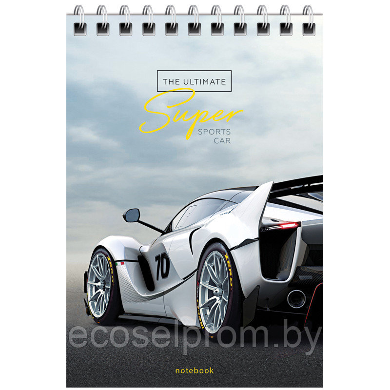 Блокнот А6 40л. на гребне ArtSpace "Авто Ultimate super cars" Б6к40гр26874 - фото 2 - id-p142596395