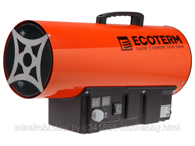 Нагреватель воздуха газ. Ecoterm GHD-30T прям., 30 кВт, термостат, переносной (30кВт, 650 м3/ч) (GHD-30T)