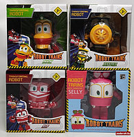 Трансформеры игрушки Robot Trains, комплект 4 шт.