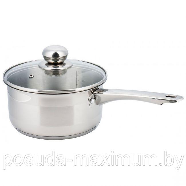 Ковш 1 л со стеклянной крышкой KH-4322 KINGHoff