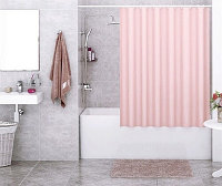 Шторка для ванны Wasserkraft Oder розовая SC-30401