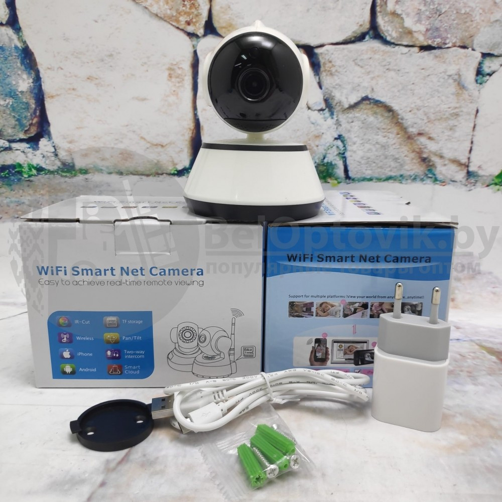Беспроводная поворотная Wi-Fi камера видеонаблюдения Wifi Smart Net Camera модель CESH20WH - фото 8 - id-p142599929