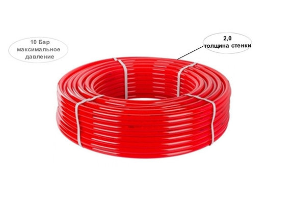 Труба для теплого пола PE-RT из сшитого полиэтилена VALFEX 16*2.0, фото 2