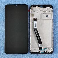 Дисплей Original для Xiaomi Redmi 9 В сборе с тачскрином. С рамкой. Черный