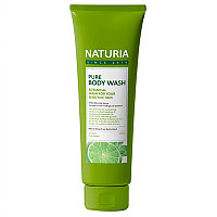 NATURIA Гель для душа МЯТА/ЛАЙМ PURE BODY WASH (Wild Mint & Lime), 100 мл