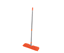 Швабра двусторонн телескоп ручка 70-120см насадка МОП микрофибра 40см Professional OfficeClean 303058