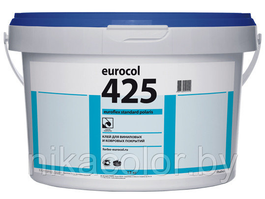 FORBO 425 Euroflex Standard водно-дисперсионный клей 13 кг, EUROFLEX, РФ