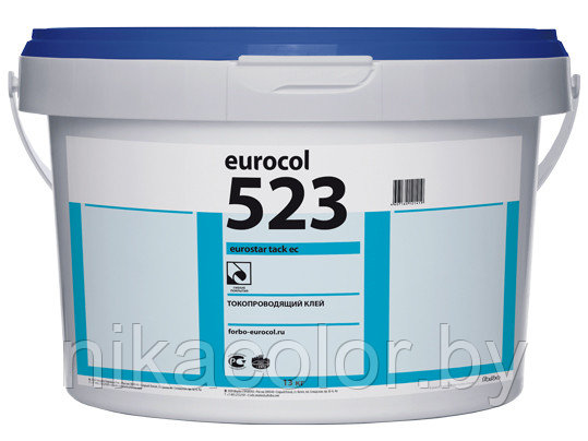 FORBO 523 Eurostar Tack EL Клей токопроводящий для виниловых покрытий 12 кг, EUROFLEX, ГЕРМАНИЯ