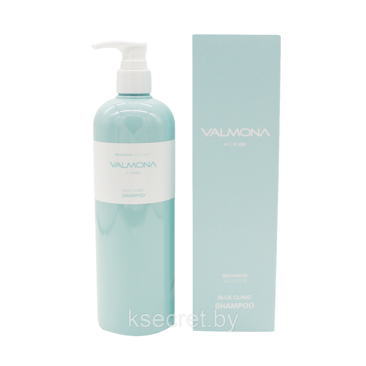 VALMONA Шампунь для волос УВЛАЖНЕНИЕ Recharge Solution Blue Clinic Shampoo, 480 мл - фото 1 - id-p142613619
