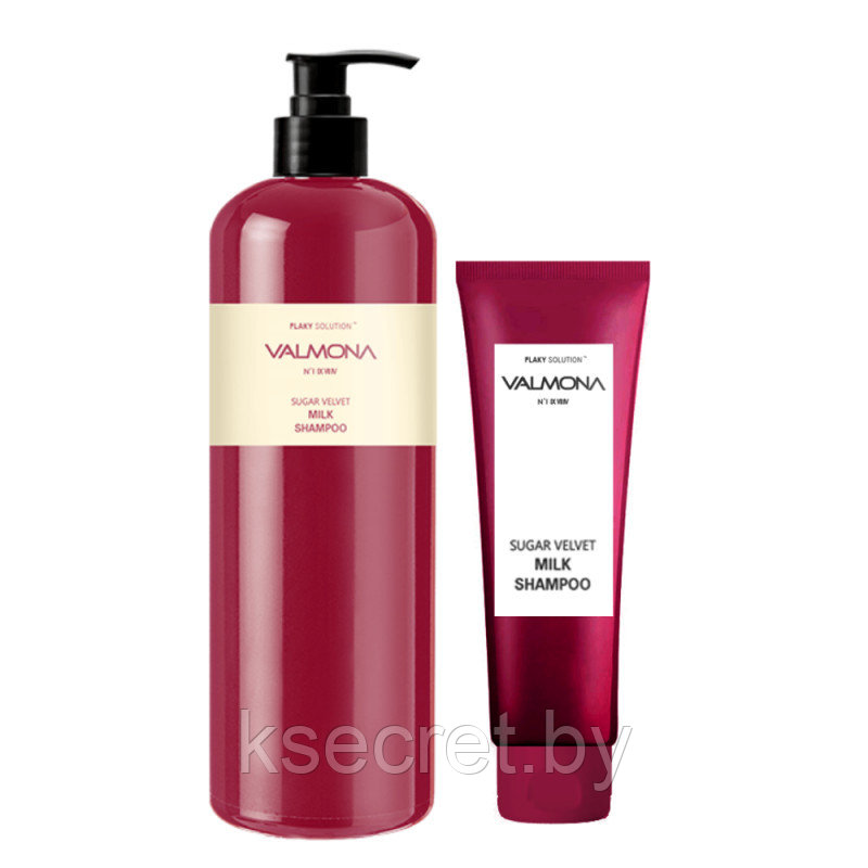 [VALMONA] Шампунь для волос ЯГОДЫ Sugar Velvet Milk Shampoo, 480 мл - фото 3 - id-p142615466