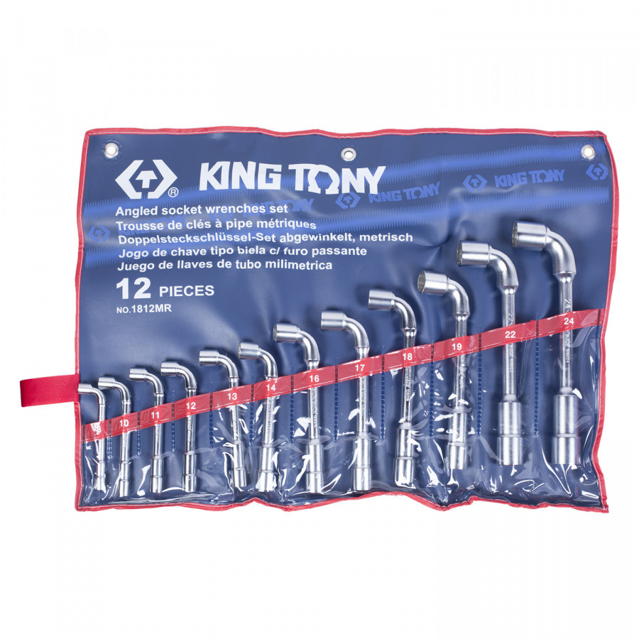 1812MR KING TONY Набор торцевых L-образных ключей, 8-24 мм, 12 предметов KING TONY 1812MR - фото 1 - id-p142619559