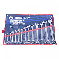 1214SR KING TONY Набор комбинированных ключей, 5/16"-1-1/4", 14 предметов KING TONY 1214SR