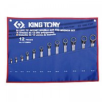 1712MRN KING TONY Набор накидных ключей, 6-32 мм, чехол из теторона, 12 предметов KING TONY 1712MRN