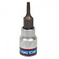 203308 KING TONY Насадка (бита) торцевая 1/4", TORX T8, L = 37 мм KING TONY 203308